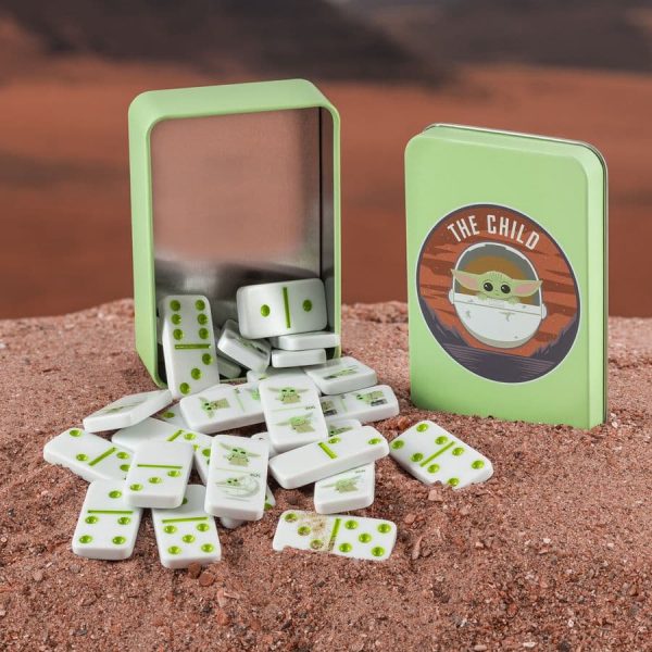 Домино Mandalorian Baby Yoda The Child в метална кутийка.