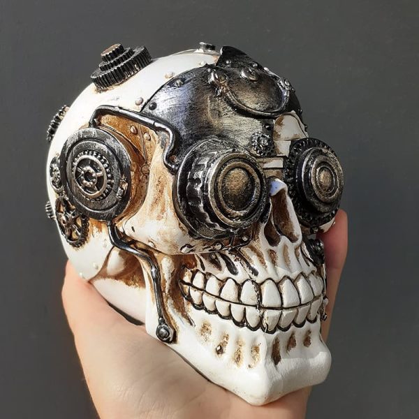 Декоративен череп "Киборг"