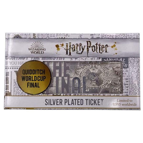 Лимитирана метална реплика на билета за финала на турнира по Quidditch