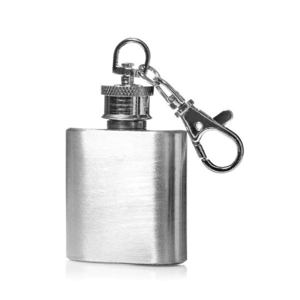 Ключодържател с метална мини манерка.