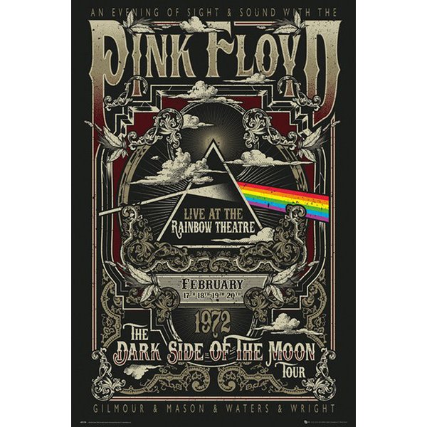 Постер Pink Floyd Live at the Rainbow Theatre, London