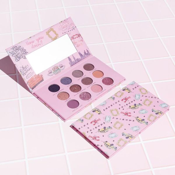 Палитра със сенки за очи с дизайн от сериала Приятели.