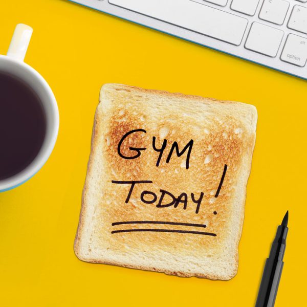 Блок самозалепващи се листчета с дизайн препечена филийка.