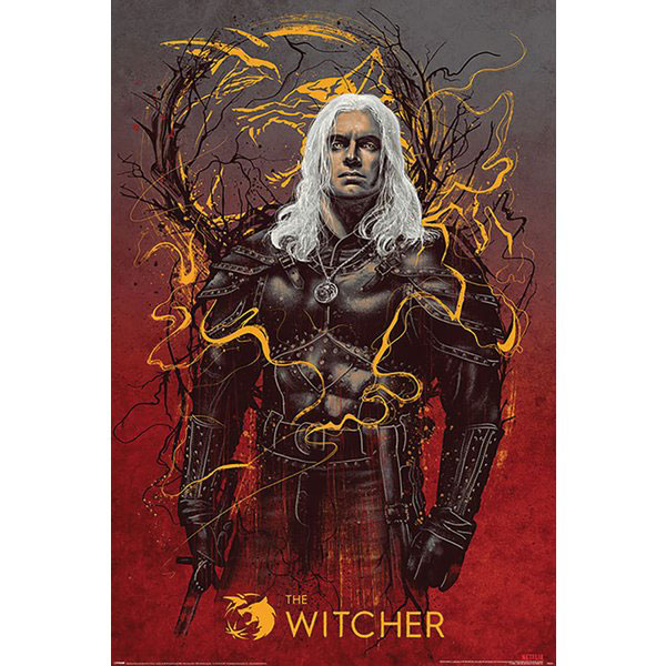 Постер The Witcher Geralt The Wolf