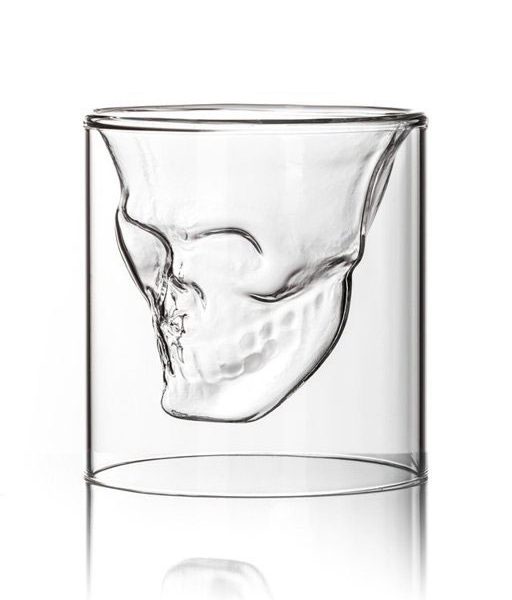 Двустенна чаша за уиски Skull