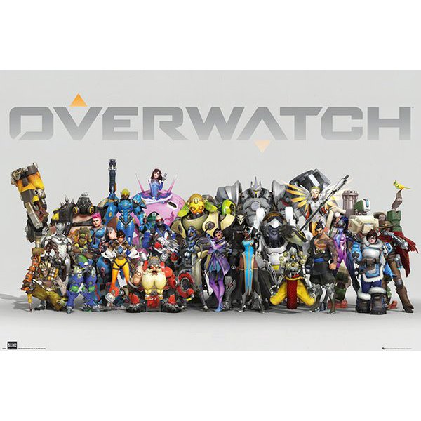 Постер Overwatch Anniversary Line Up