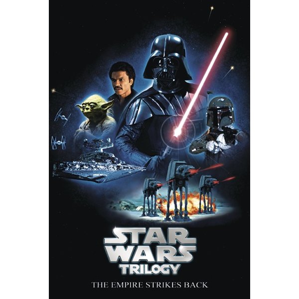 Постер STAR WARS TRILOGY THE EMPIRE STRIKES BACK