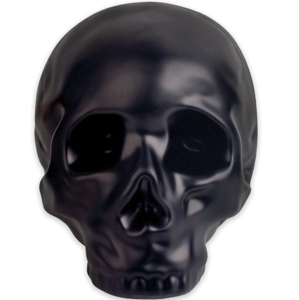 Керамична касичка черен череп.