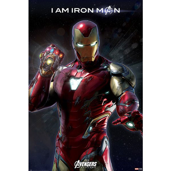 Постер Avengers: Endgame I Am Iron Man