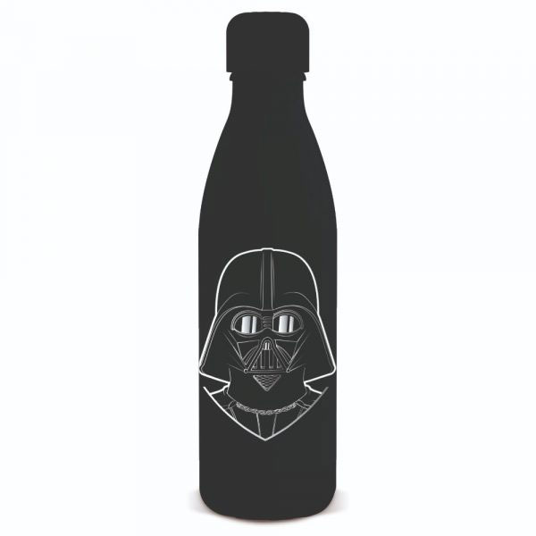 Черна бутилка за вода с илюстрация Dart Vader.