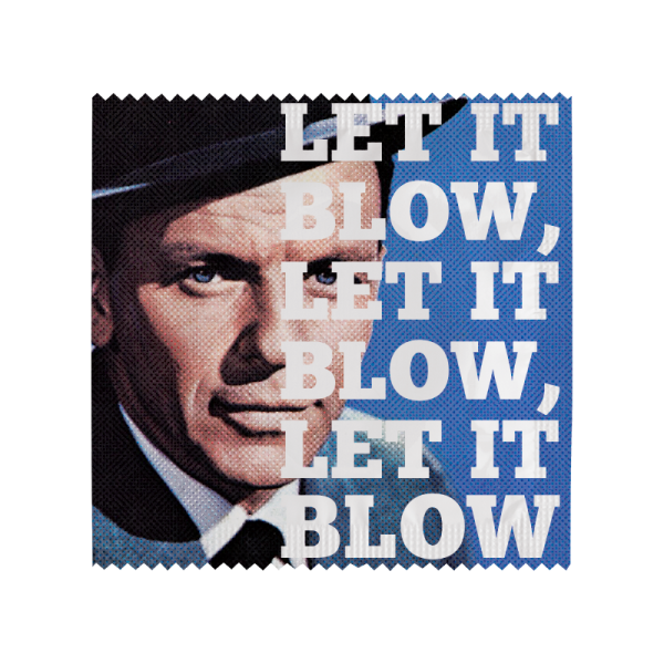 Презерватив LET IT BLOW, шега с песента на Франк Синатра Let it snow