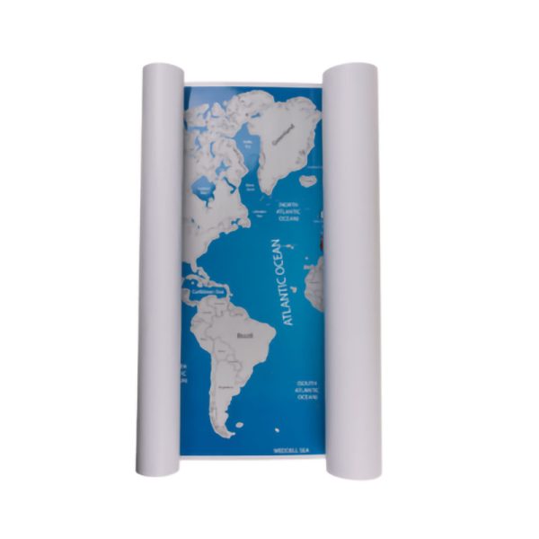 Скреч карта с флаговете на държавите по света