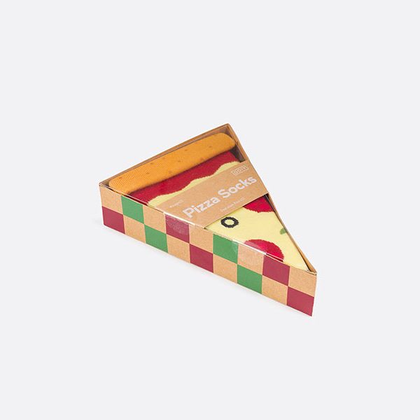 Чорапи в опаковка и с десен на парче Napoli Pizza, pepperoni.