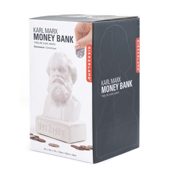 Касичка бюст на Карл Маркс.