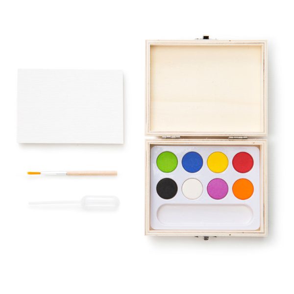 Мини комплект за рисуване на пейзаж сред природата.