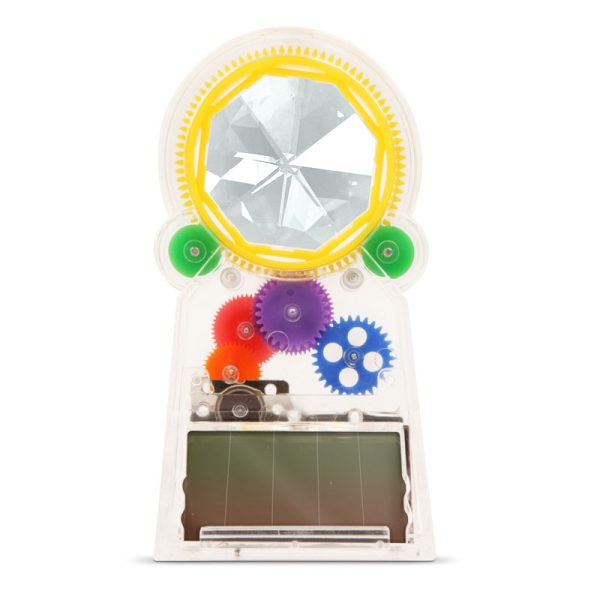 Соларна машинка за дъга с въртяща се призма.