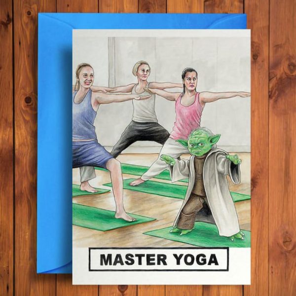 Картичка с плик Master Yoga