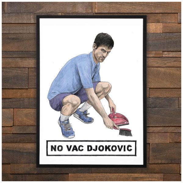 Картичка с плик No Vac Djokovic