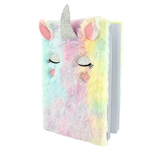 Тетрадка с плюш Еднорог