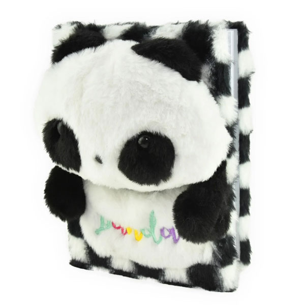 Тетрадка с плюш Панда
