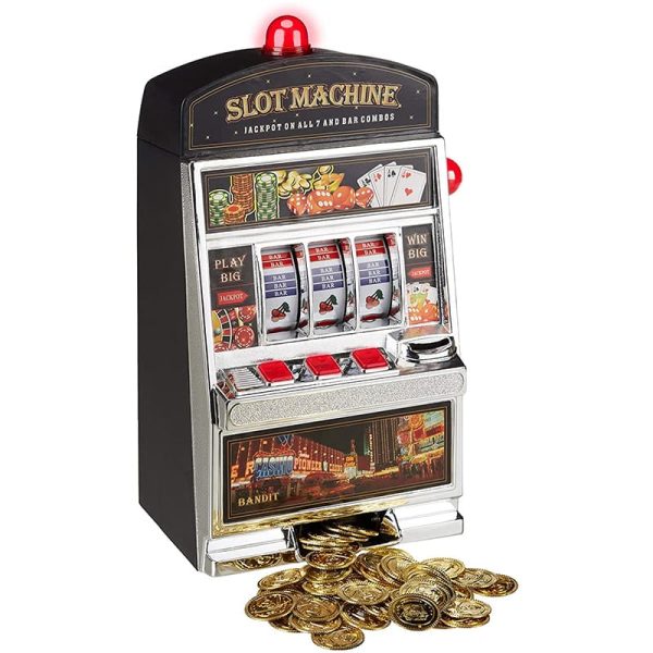 Касичка във формата на игрален автомат ротативка.