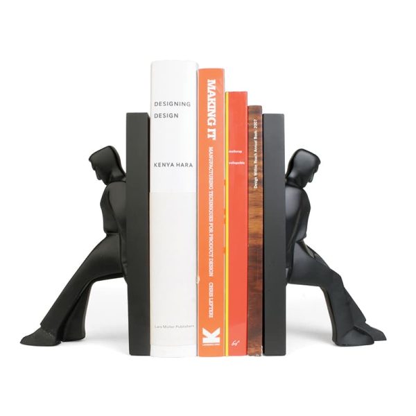 Комплект ограничители за книги "Подпиращи мъже".