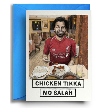 картичка с плик на футболист