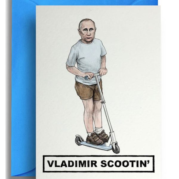 Картичка с плик Vladimir Scooting