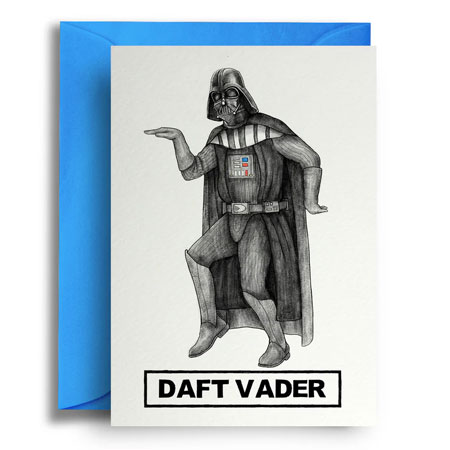 картичка с плик Daft Vader