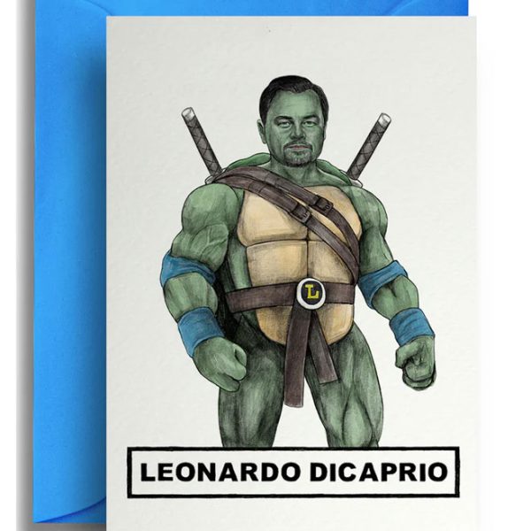 Картичка с плик Leonardo Dicaprio