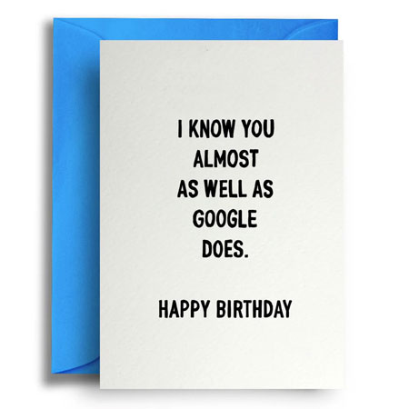 Картичка с плик Google