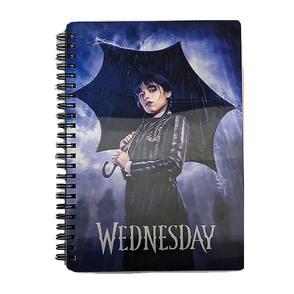 Тетрадка с 3D ефект Wednesday Rain