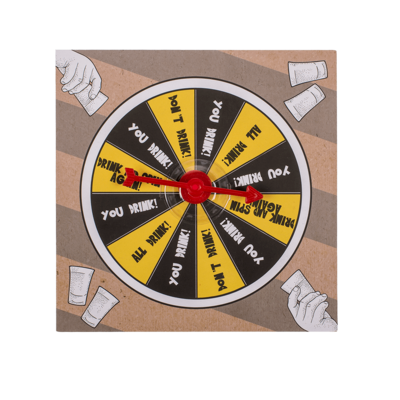 Парти игра с чаши за шот и рулетка.