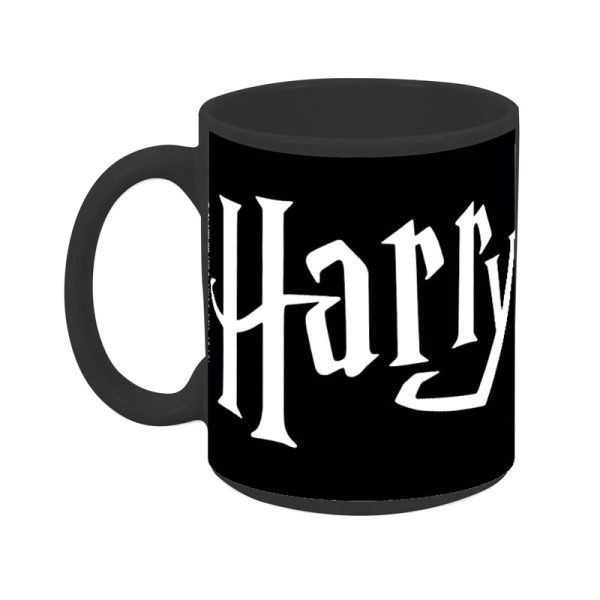 Керамична черна чаша Harry Potter