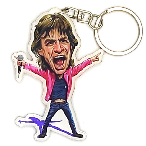 Ключодържател от акрил Mick Jagger