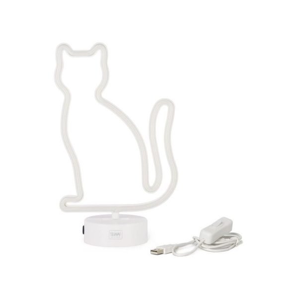 Лампа с неонов ефект Котка