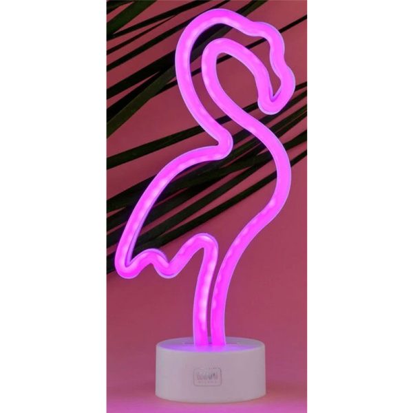Лампа с неонов ефект Фламинго
