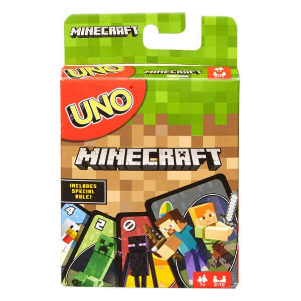 Игра с карти Minecraft UNO