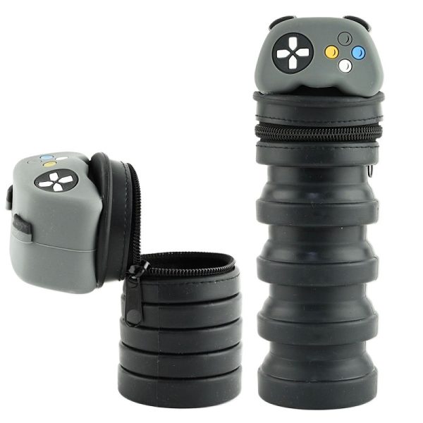 Сгъваем несесер Геймър в сиво и черно