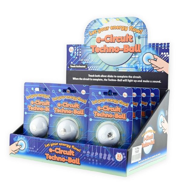 Топка със звук и светлина Електричество за деца