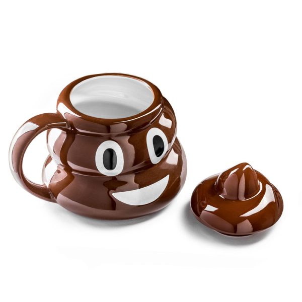 3D чаша във формата на Poop emoji
