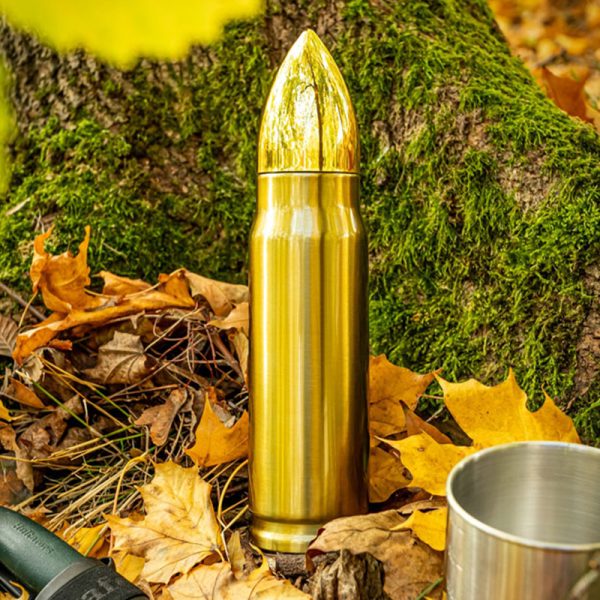 Термос за горещи напитки във формата на Златен куршум