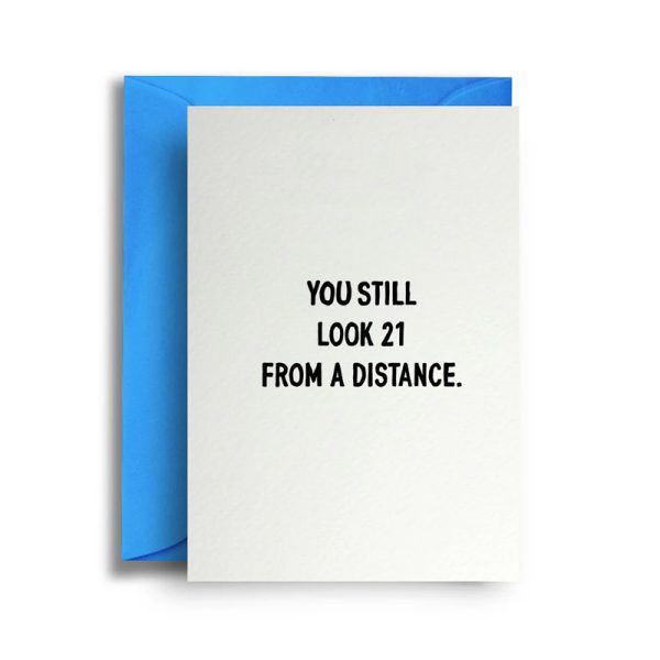 Картичка с плик 21 from a distance