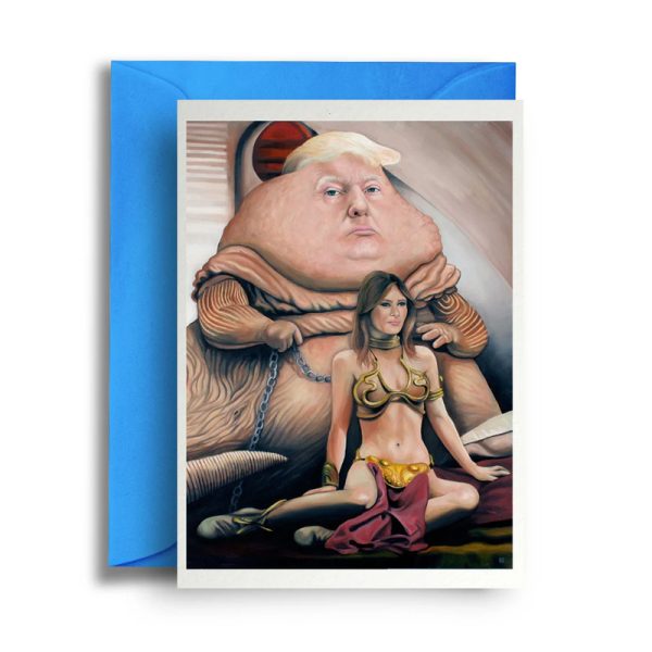 Картичка с плик Jabba the Trump