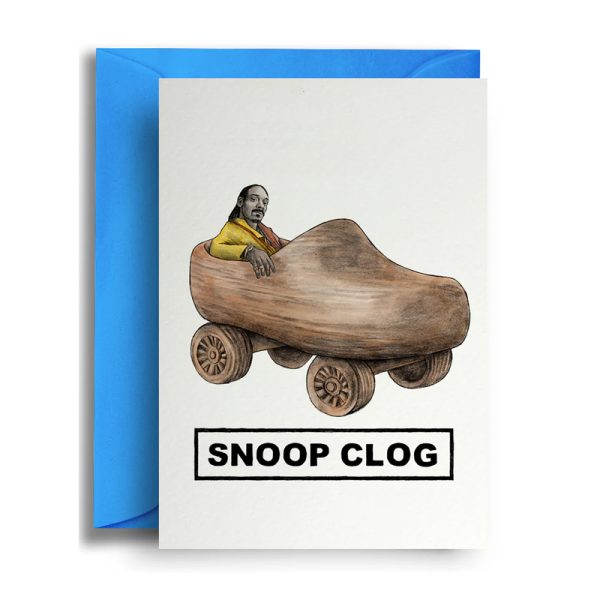 Картичка с плик Snoop Clog