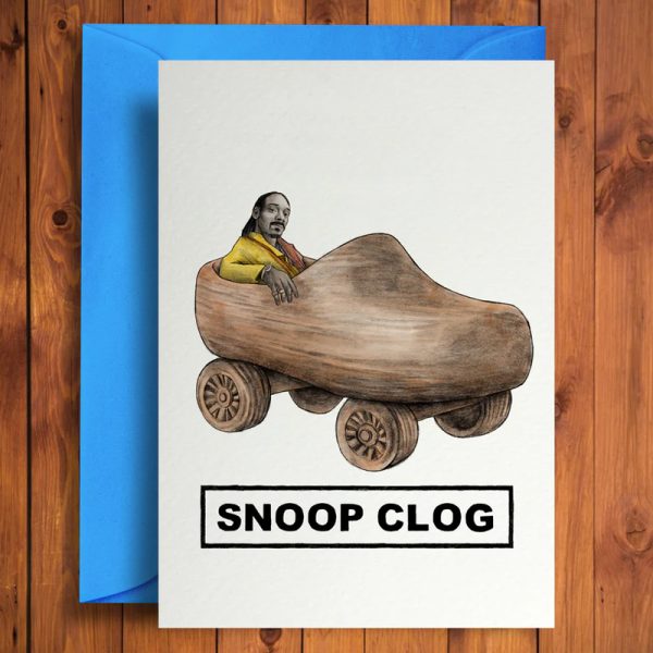 Картичка с плик Snoop Clog