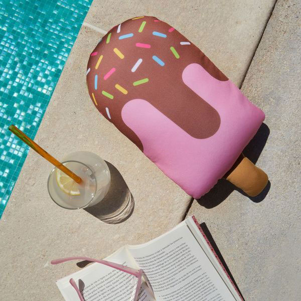 Плажна възглавница Розов сладолед Sprinkles