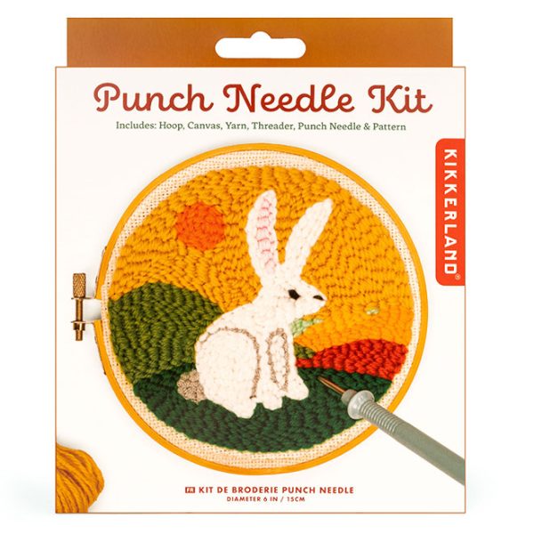 Пънч комплект за плетене на ръка Punch needle Заек
