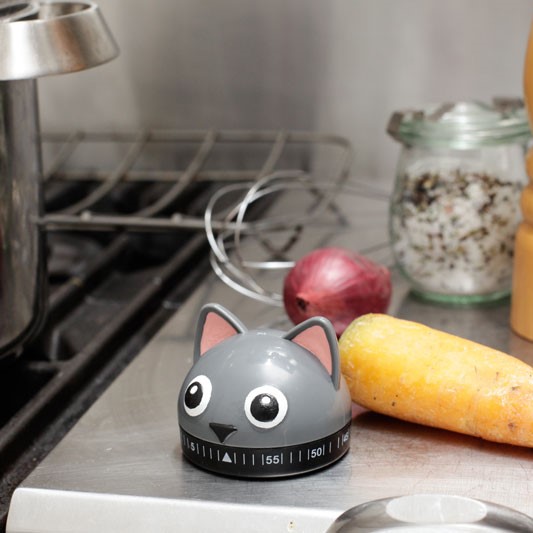 Кухненски и офисен таймер Котка за продуктивност