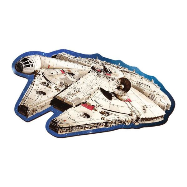 Дървен конструктор пъзел Star Wars Millennium Falcon Междузвездни войни